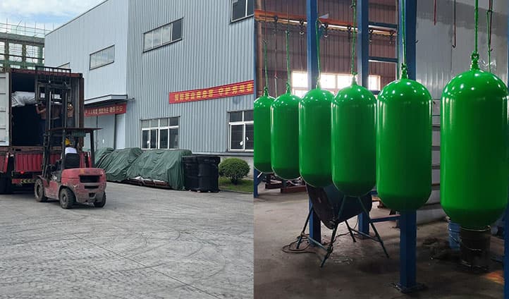 Anhui Clean Energy successfully exported gas cylinders to Europe