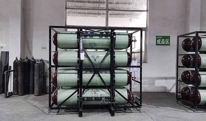 What sizes can CNG Type II cylinders be made?